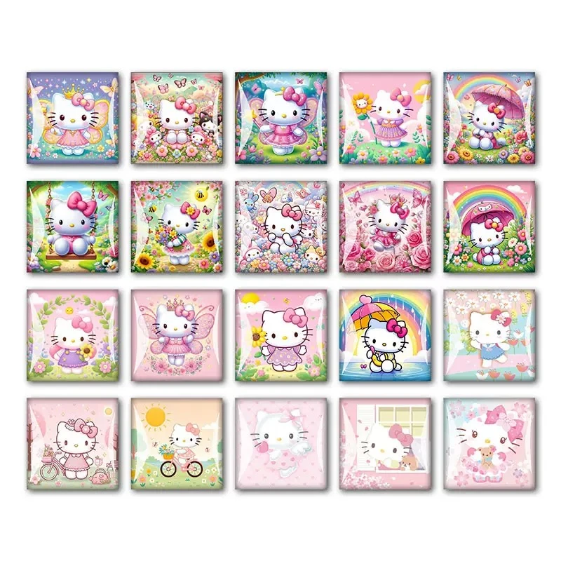 【直播拆】卡通kitty冰箱贴 NO退NO换