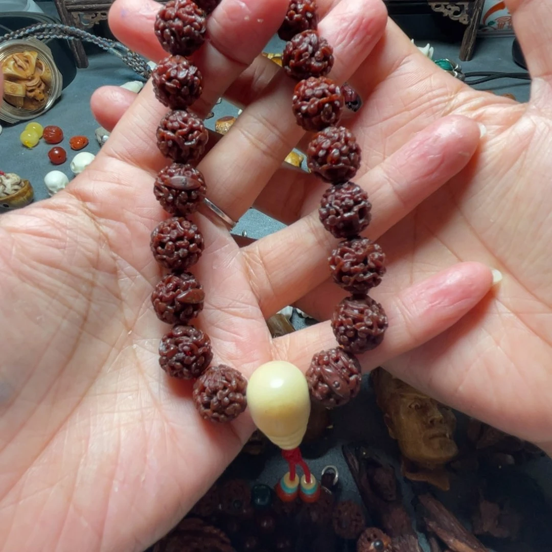 肚****肉手工雕刻108罗汉一条凤眼