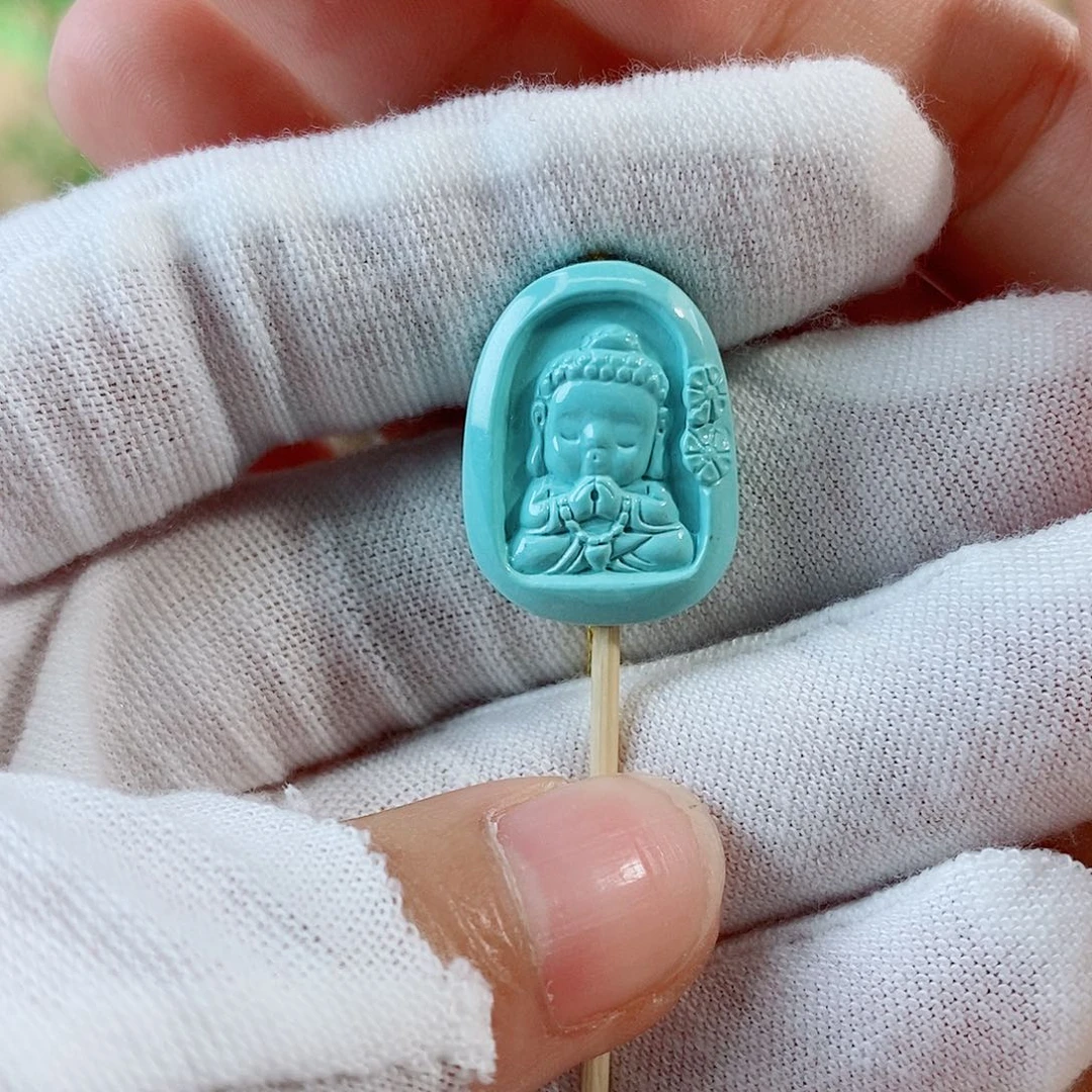 未镶嵌绿松石珠宝奇石