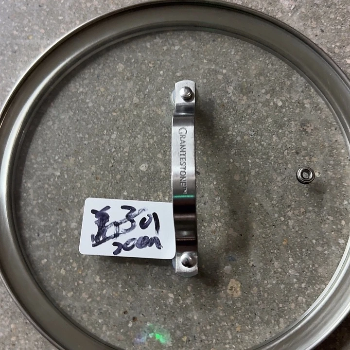 白瓷盖子20cm 单盖