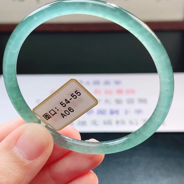 翡翠未镶嵌手镯翡翠手镯58