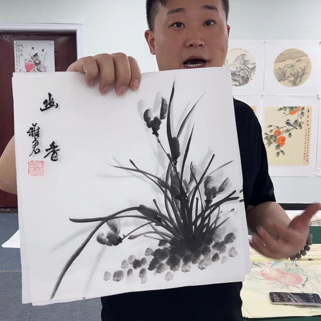 国画国画作品宣纸纯手绘