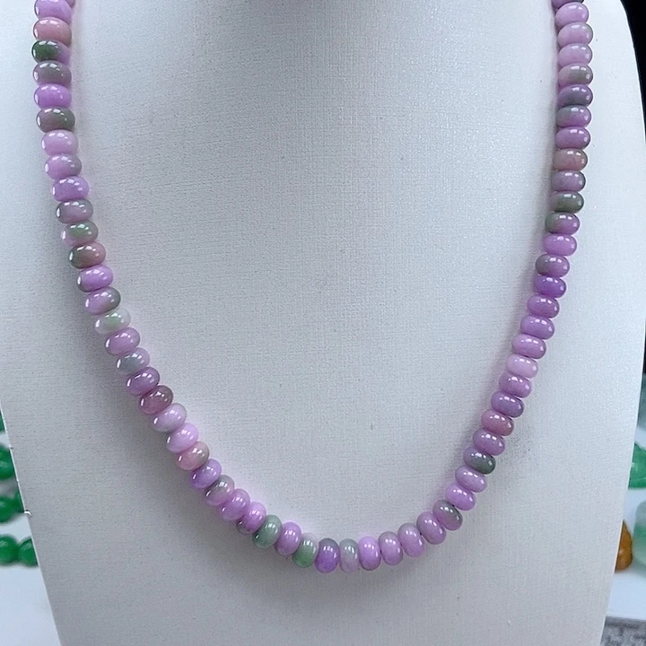 翡翠颈饰未镶嵌项链