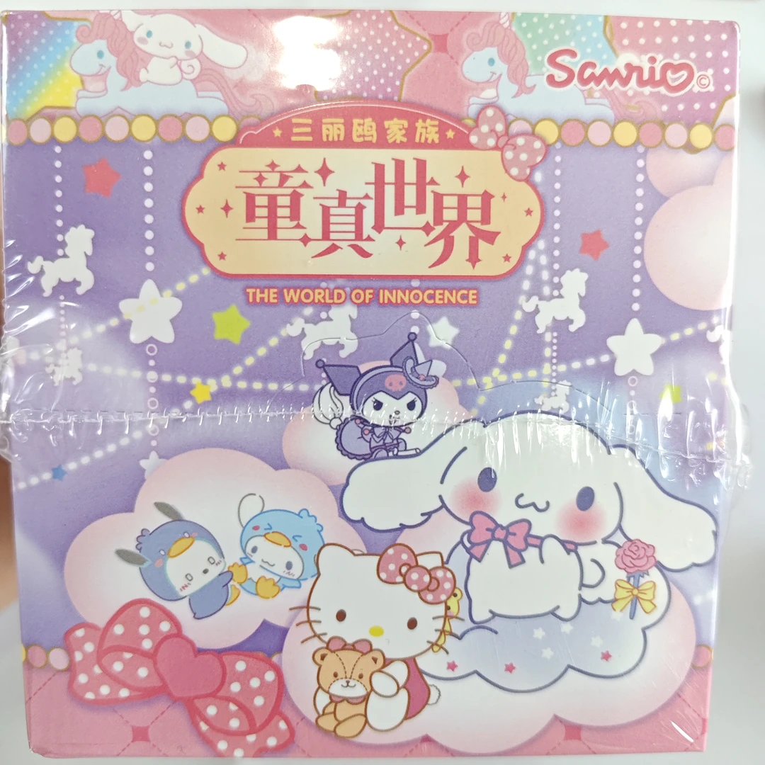 【拆包】三丽鸥童真世界徽章系列吧唧卡牌潮玩代拆