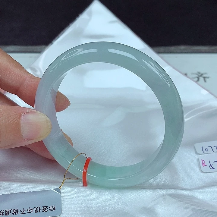 翡翠未镶嵌手镯57圈0499