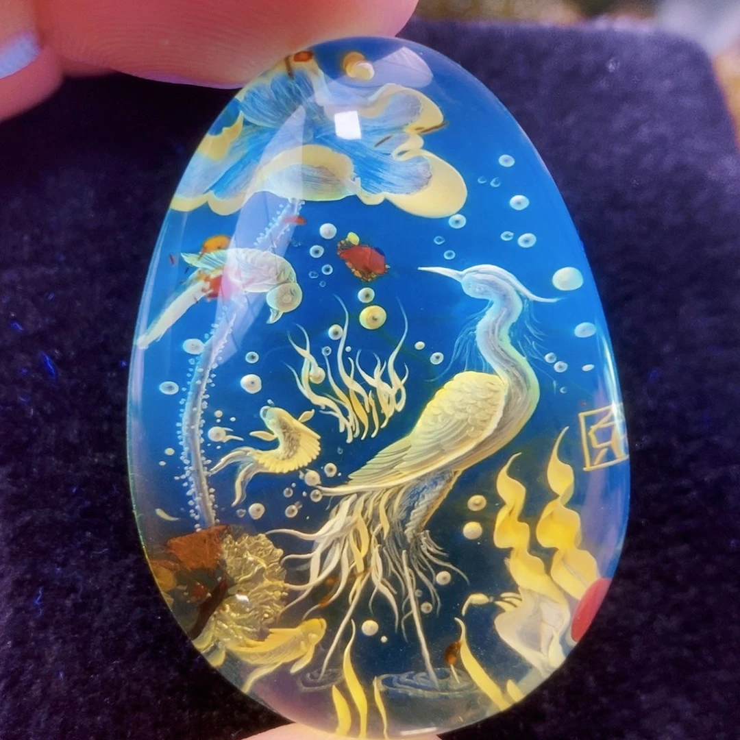 【闪购商品】琥珀（花珀）吊坠(不含链)未镶嵌