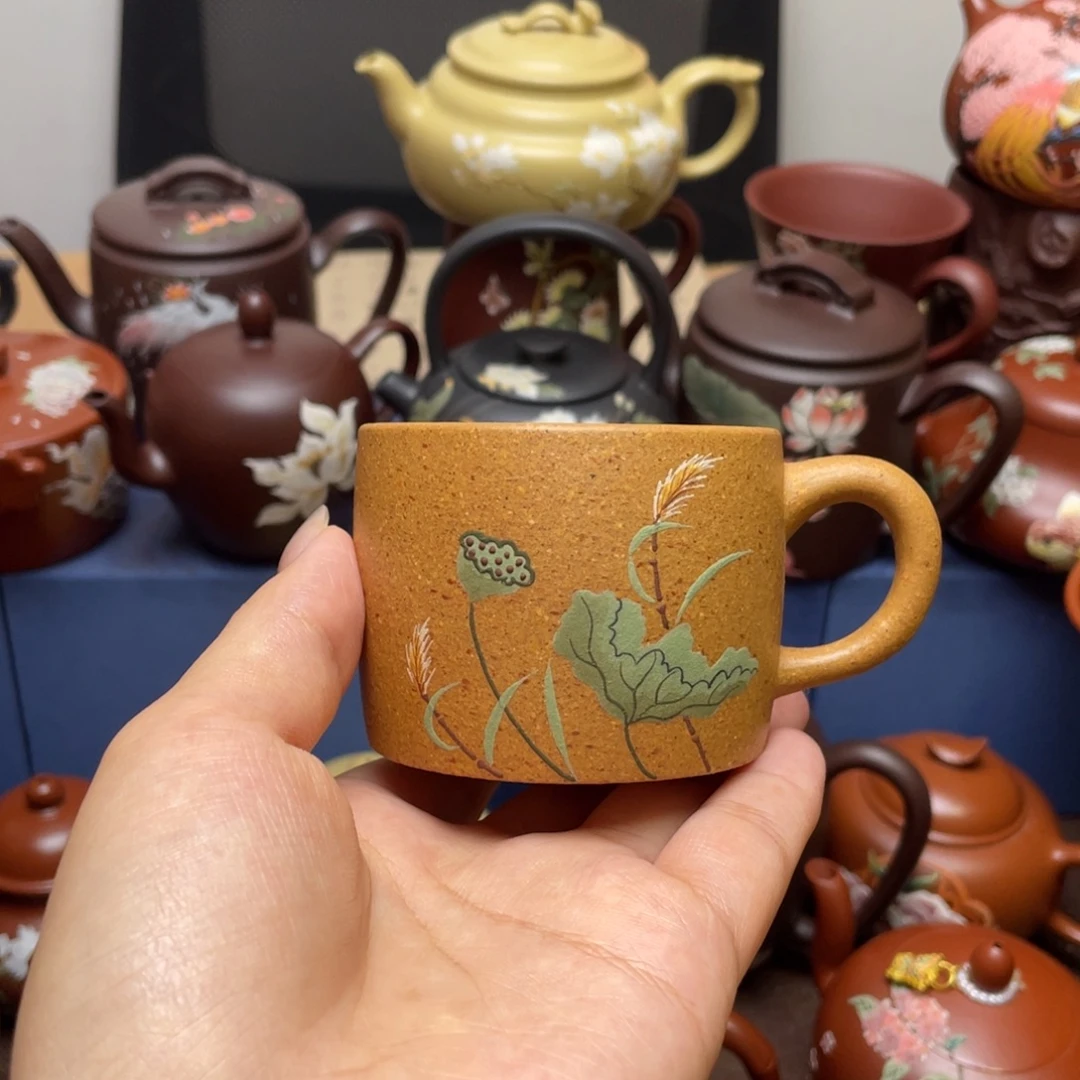 茶杯紫砂紫砂主人杯100cc