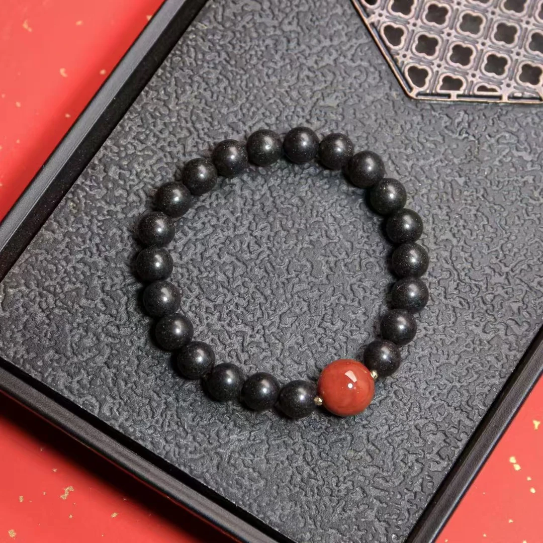 黑龙涎合香珠8mm单圈手串 HX017