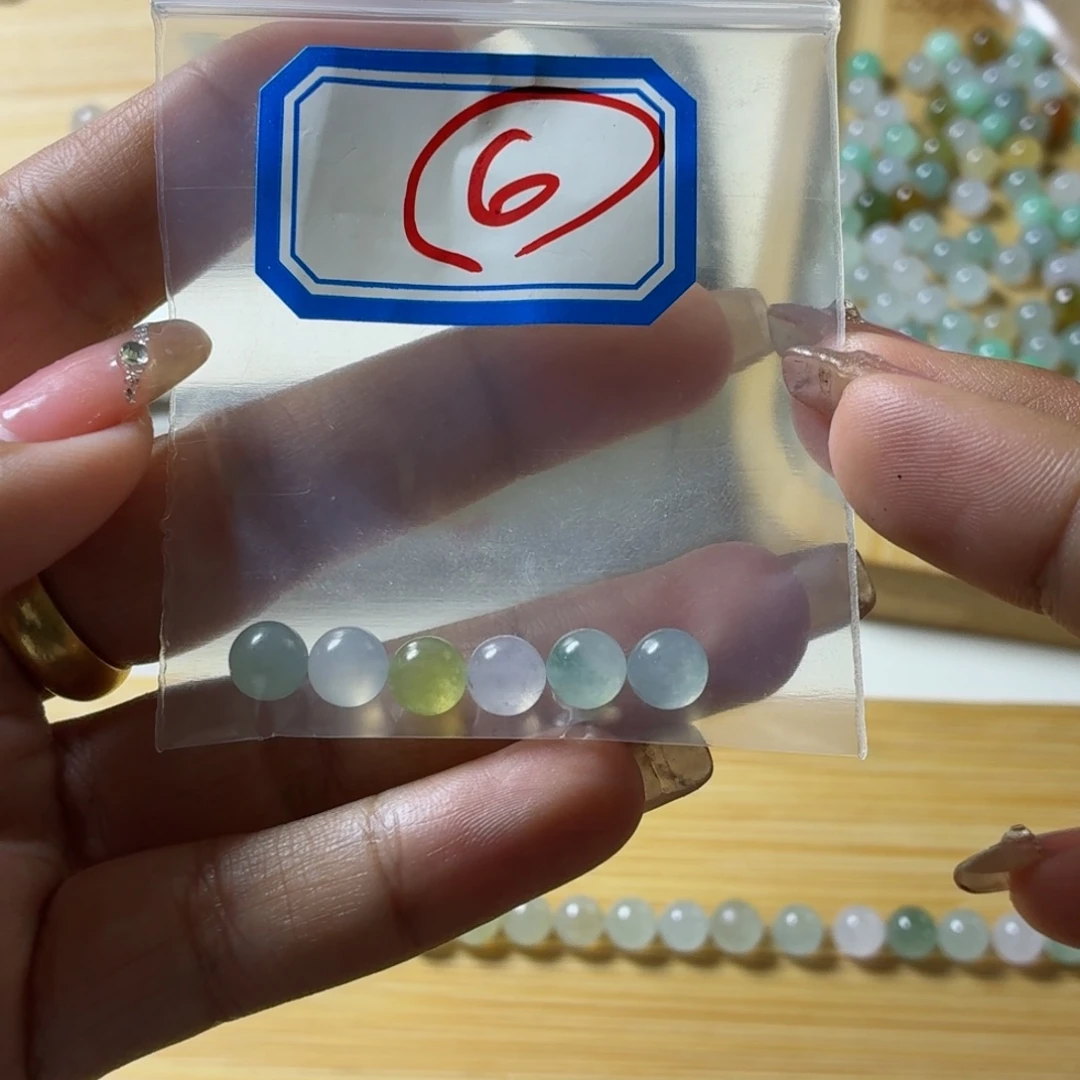 扭***捏未镶嵌定制翡翠翡翠珠链