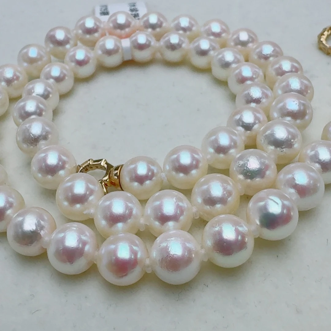 颈饰银S925镶嵌海水珍珠@@yc357