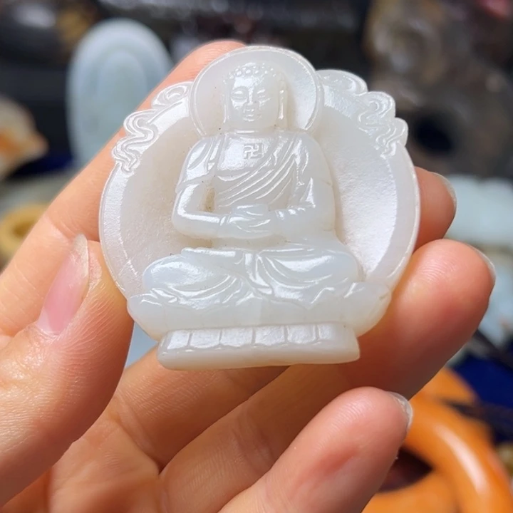 和田玉（糖玉）未镶嵌颈饰