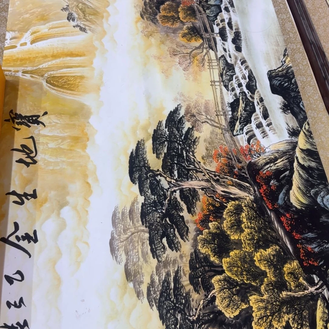 国画QC原创横山水作品！带证书！限购一单