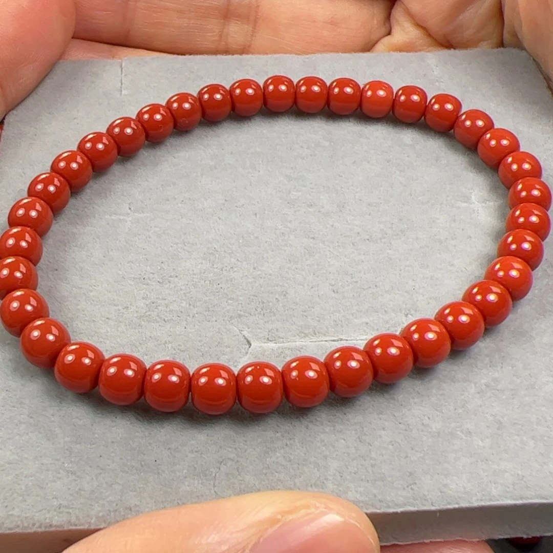 南红玛瑙珠子未镶嵌