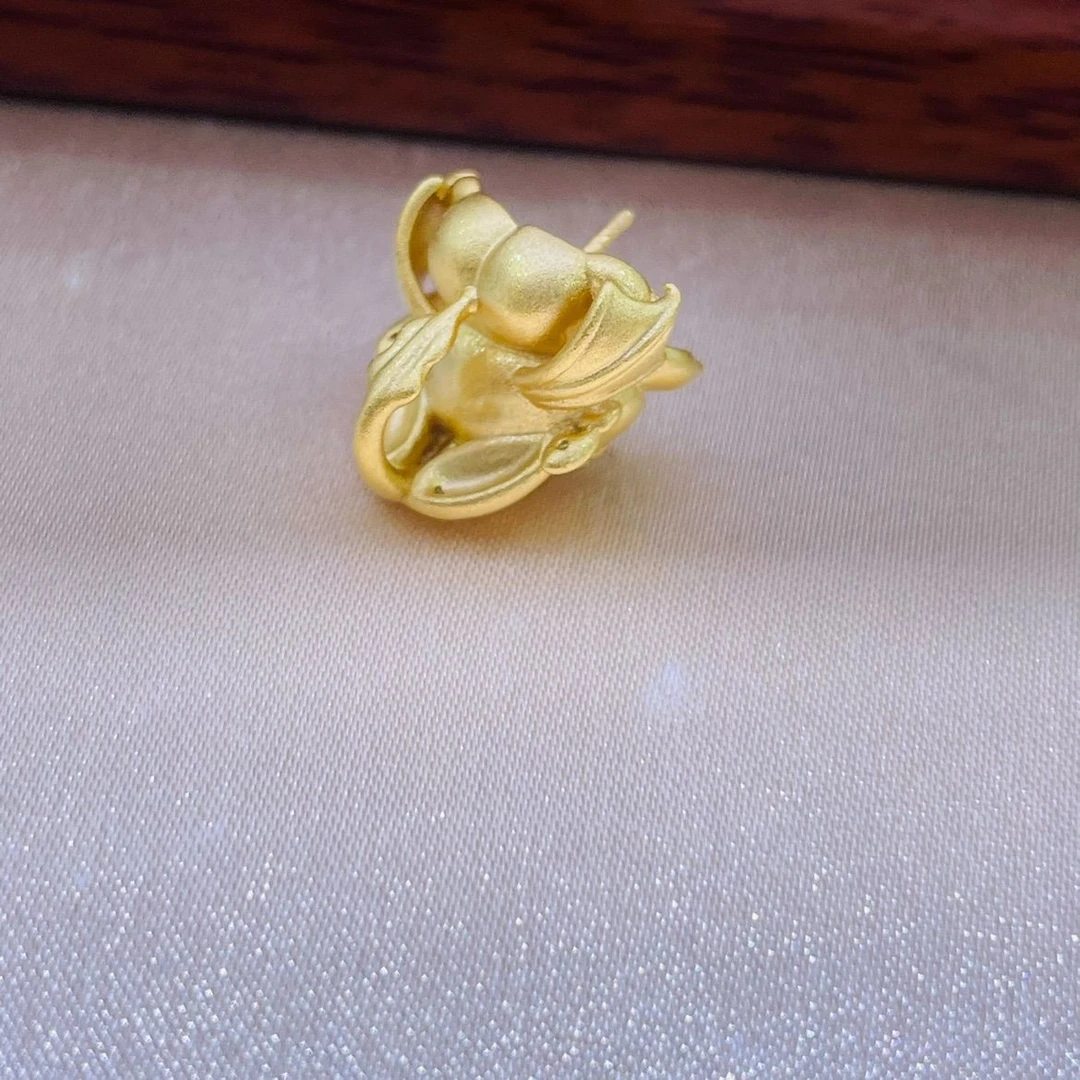 铜合金吊坠 可爱轻奢小飞龙无牙仔吊坠配件图配珠子轻奢小众设计