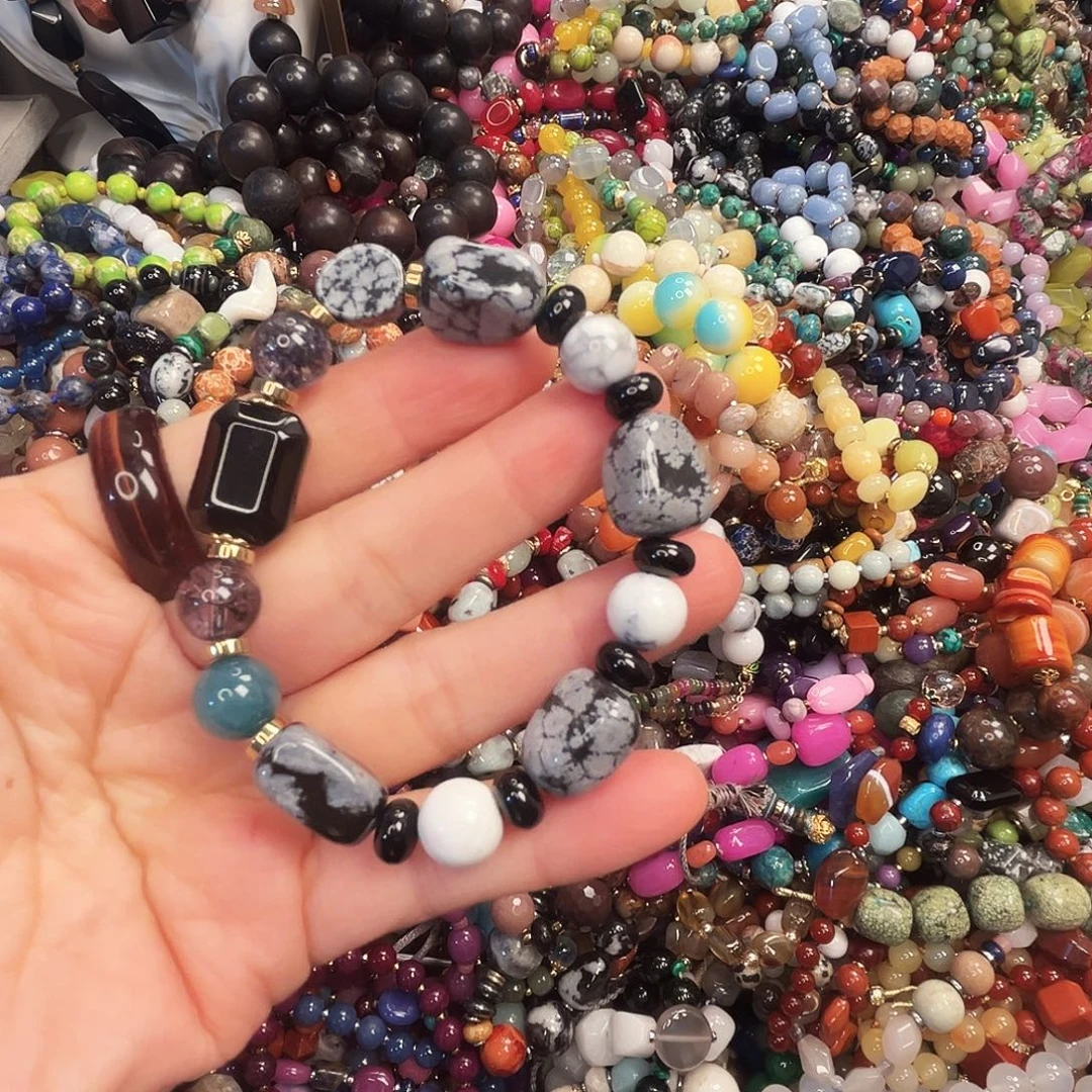 玛瑙/玉髓未镶嵌珠宝半成品水墨画