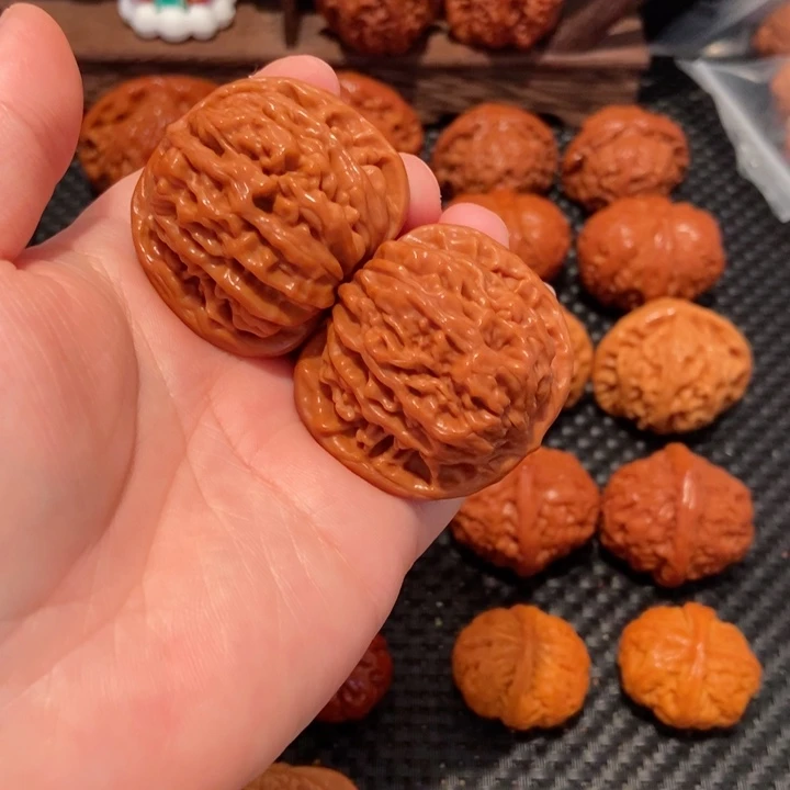 文玩核桃把件晓**42尺寸四座楼1595