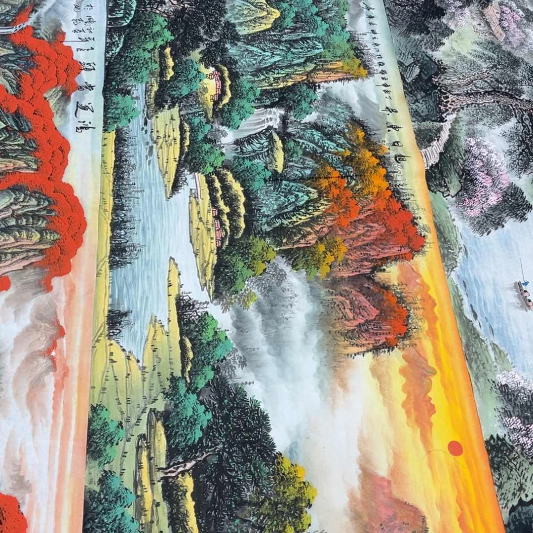 国画宣纸手绘，手工作品