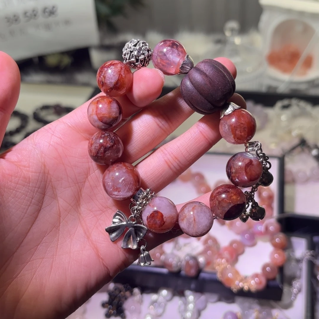 手链烟晶银S925镶嵌