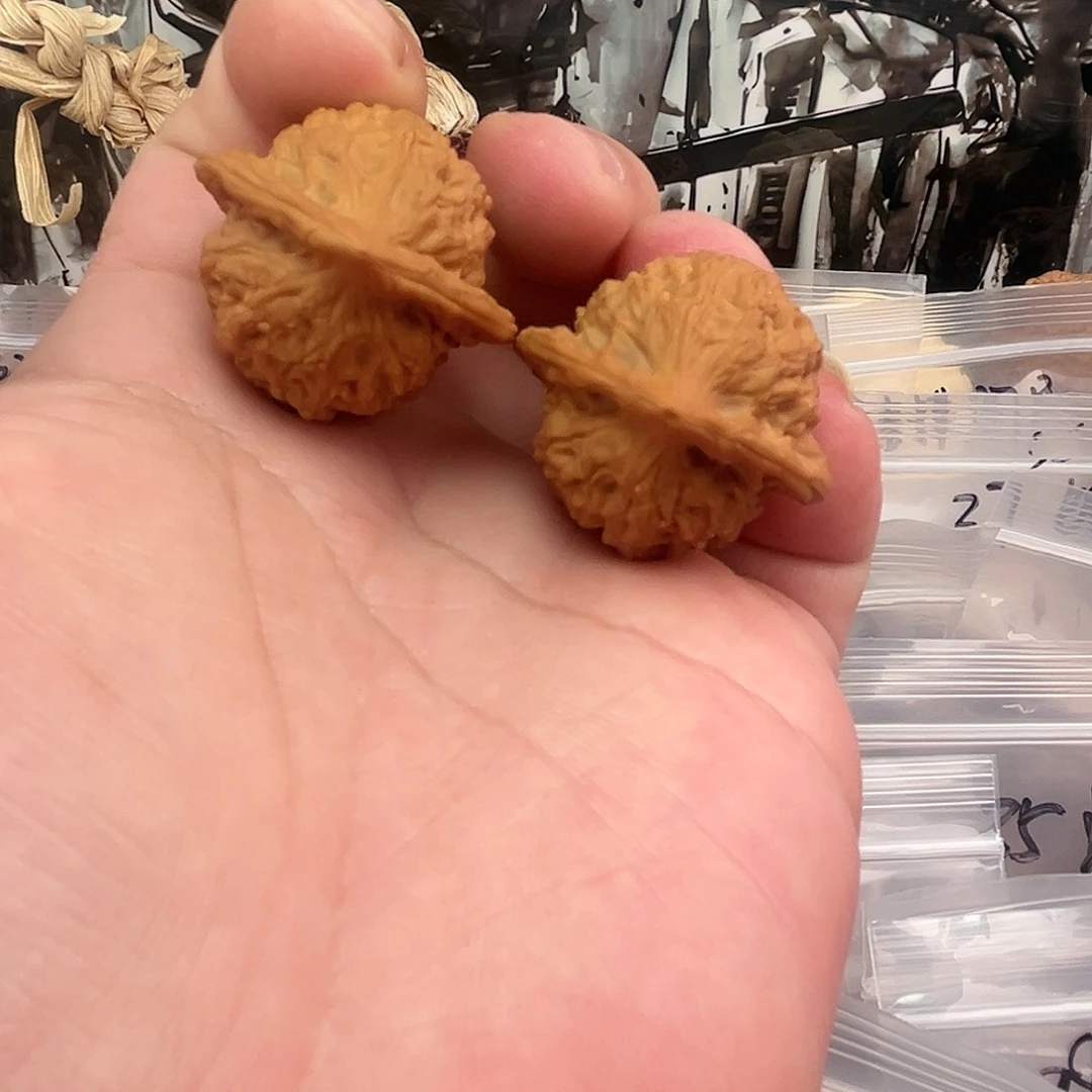 把件文玩核桃贵妃冒手捻33尺