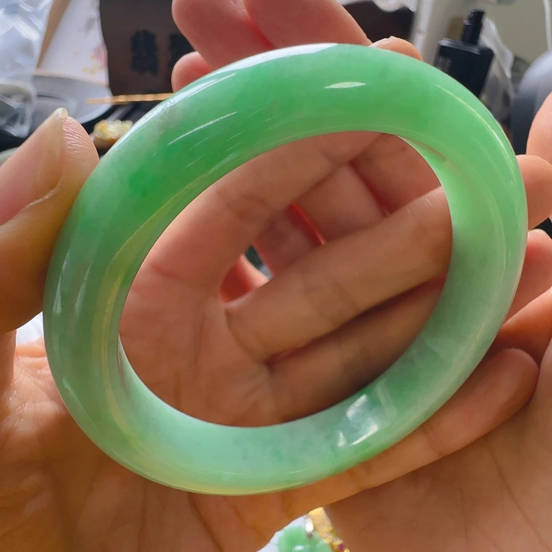 翡翠未镶嵌手镯翡翠3800