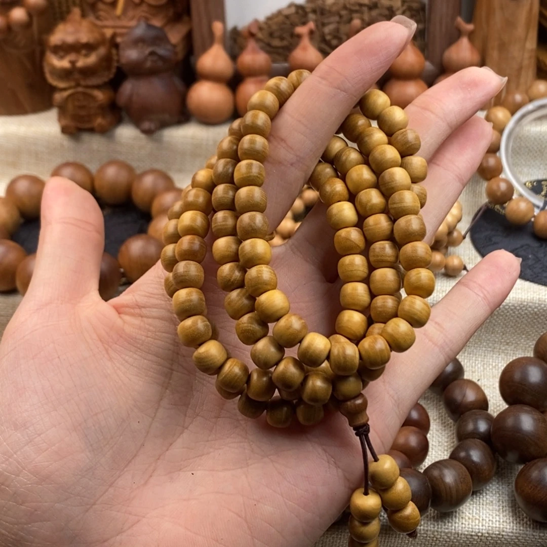九***月檀香木手串/手链迈索尔，老山檀香，奶香0708