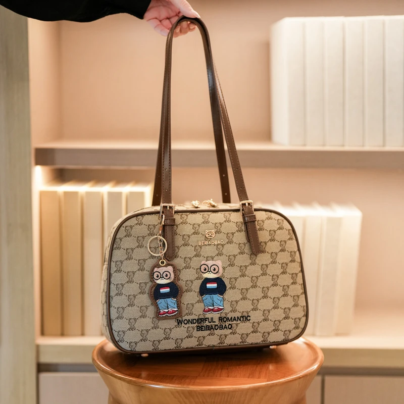 北包包源头工厂新款女包卡通猫咪腋下包日常通勤韩版