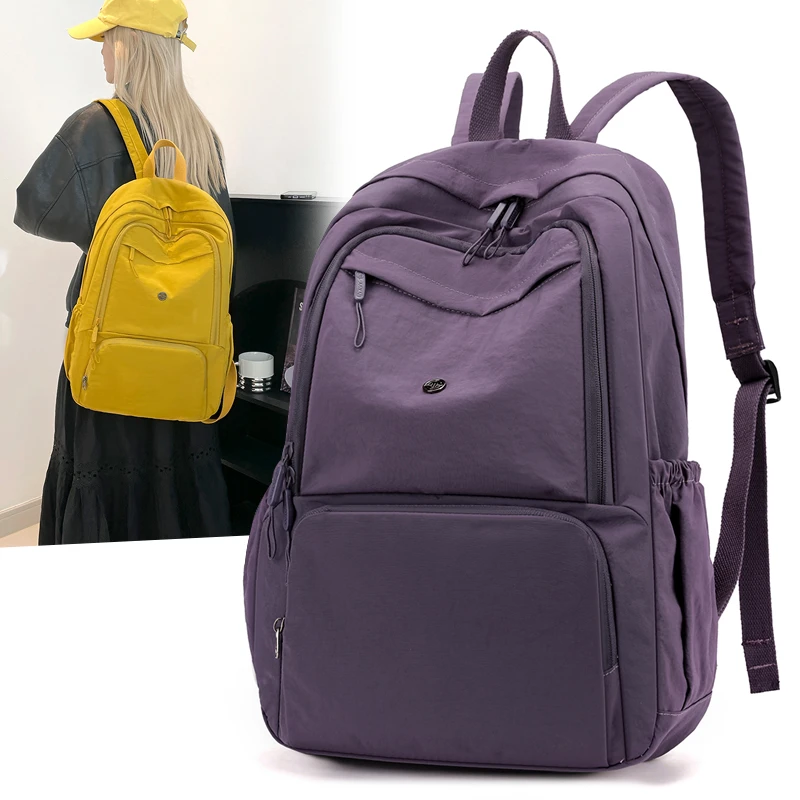 升级版特大号【高 45宽 31厚13】新款休闲百搭轻便潮流可折叠双肩包