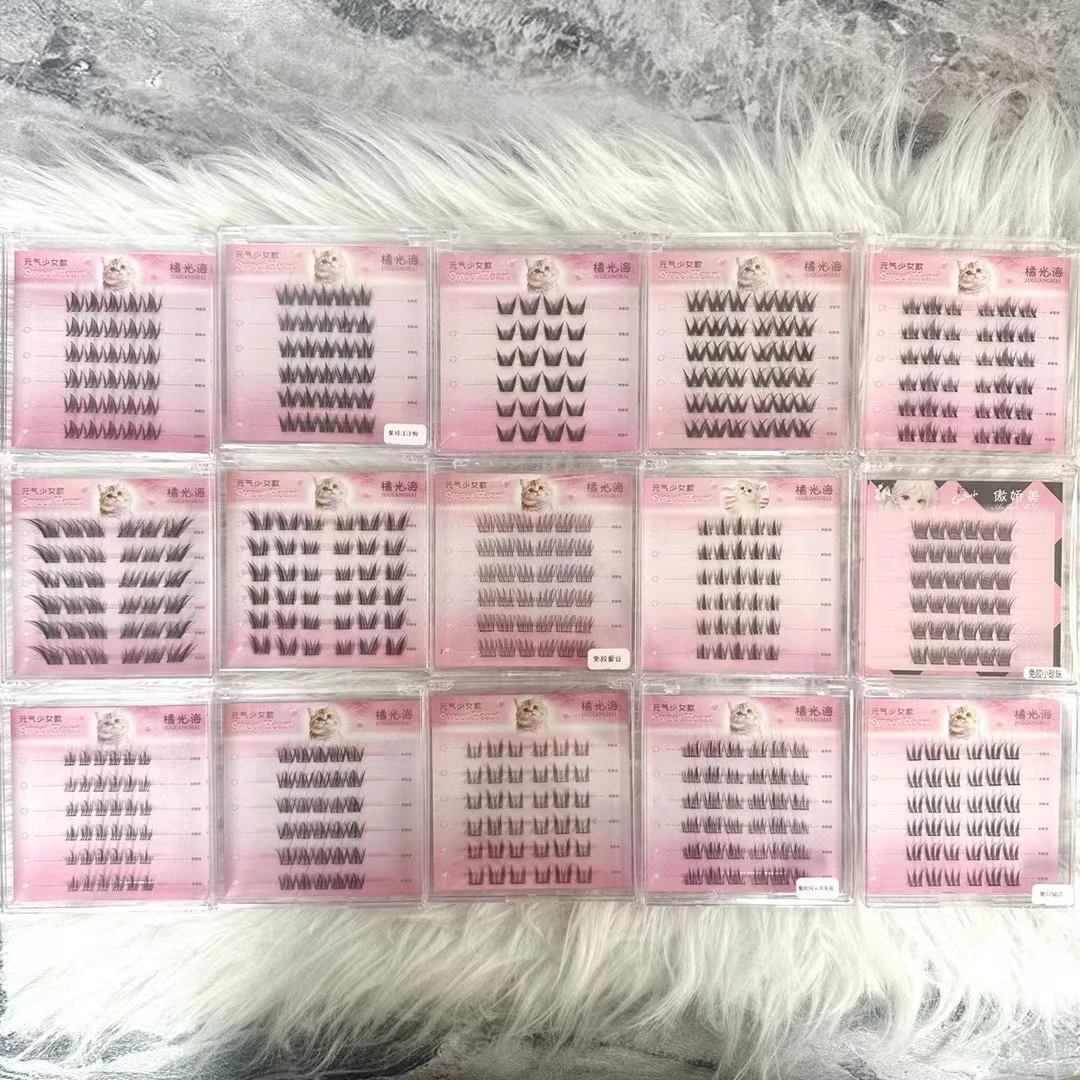 随机一盒六排免胶假睫毛