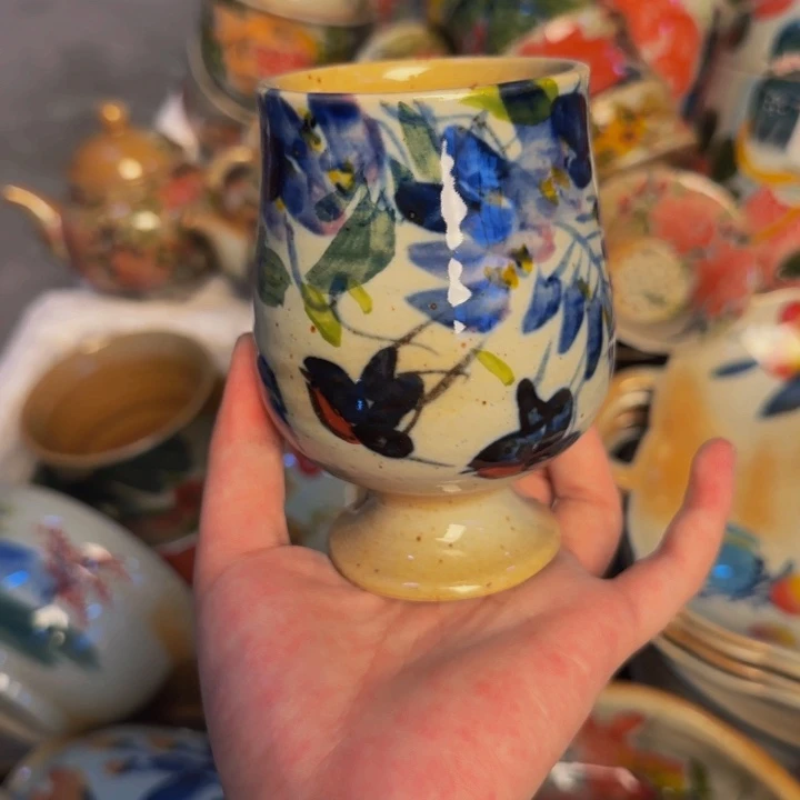 瓷片景德镇陶瓷手工手绘