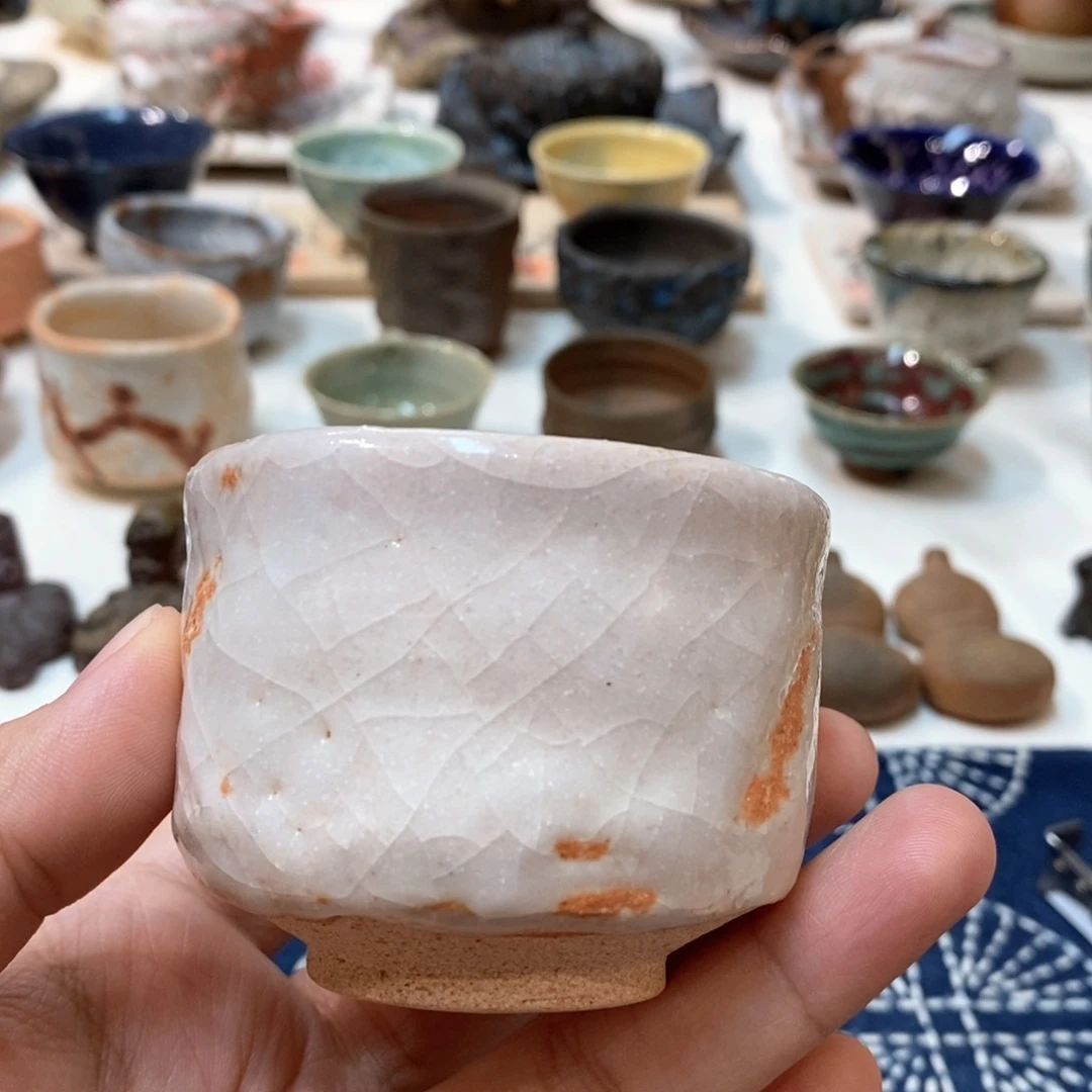 柴烧侘寂粗陶茶具