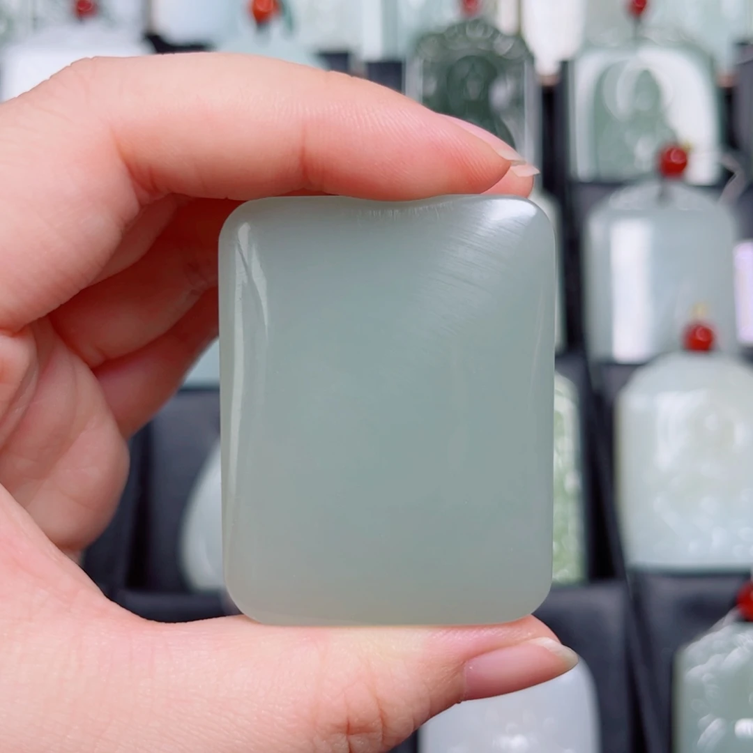 和田玉未镶嵌挂件