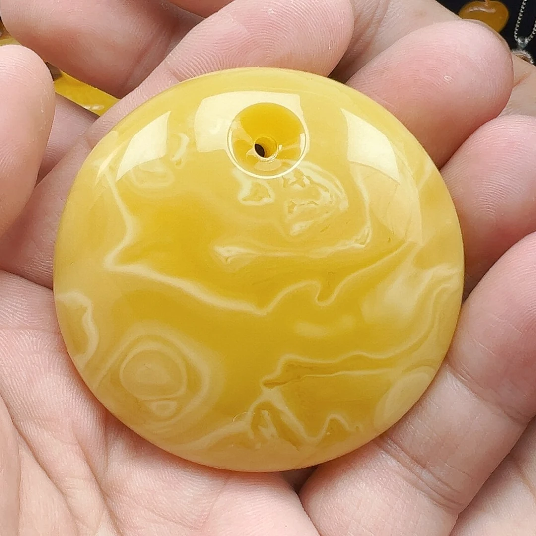 蜜蜡未镶嵌珠宝奇石蜜蜡吊坠