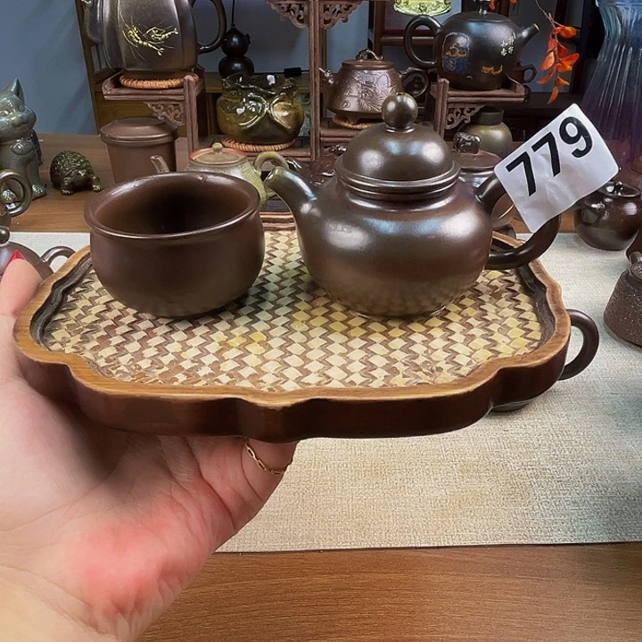 柴烧壶泡茶香柴燒壺泡茶