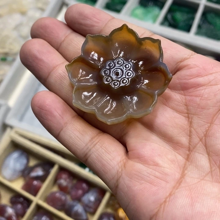 玛瑙/玉髓吊坠(不含链)未镶嵌