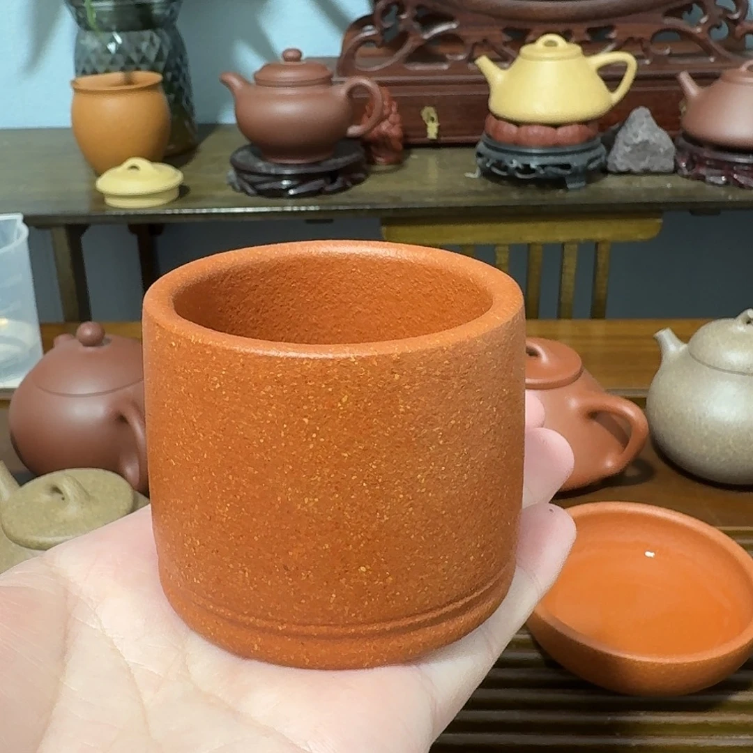 紫砂茶壶80cc降坡泥马蹄杯
