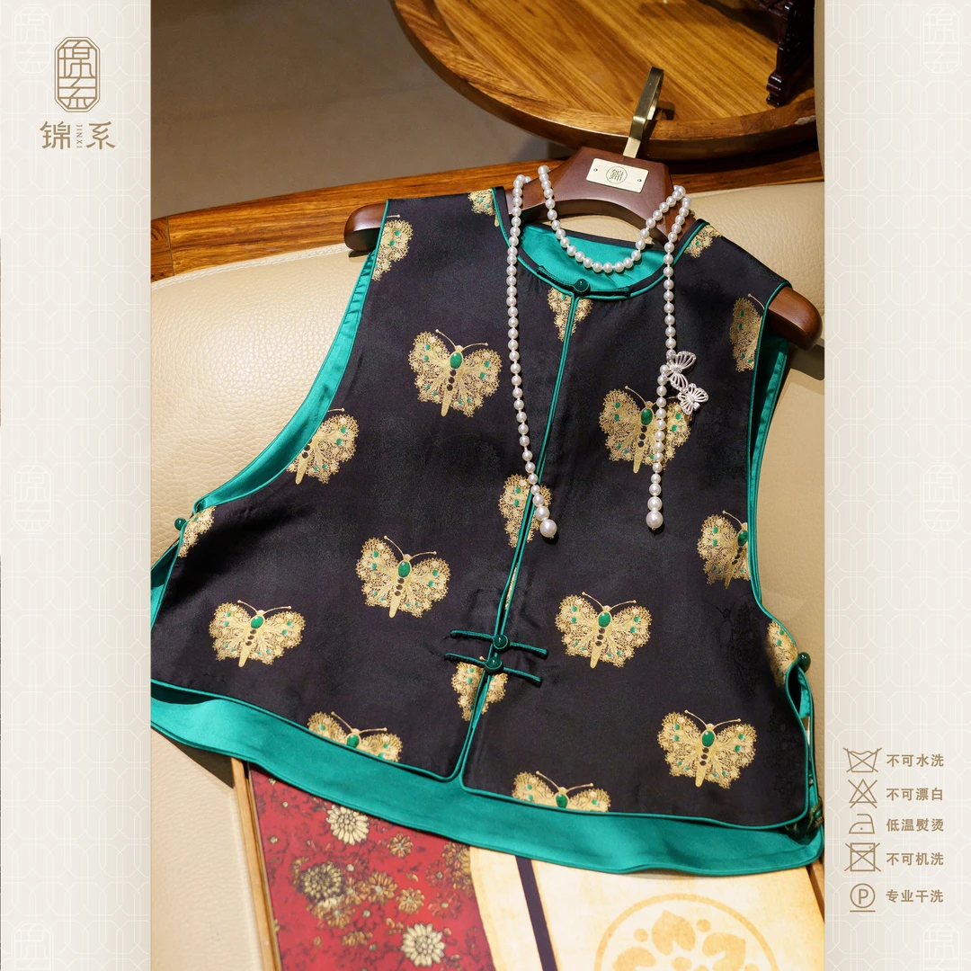 【新款~推荐】上久楷宋锦新中式国风桑蚕丝国风新中式女装382614