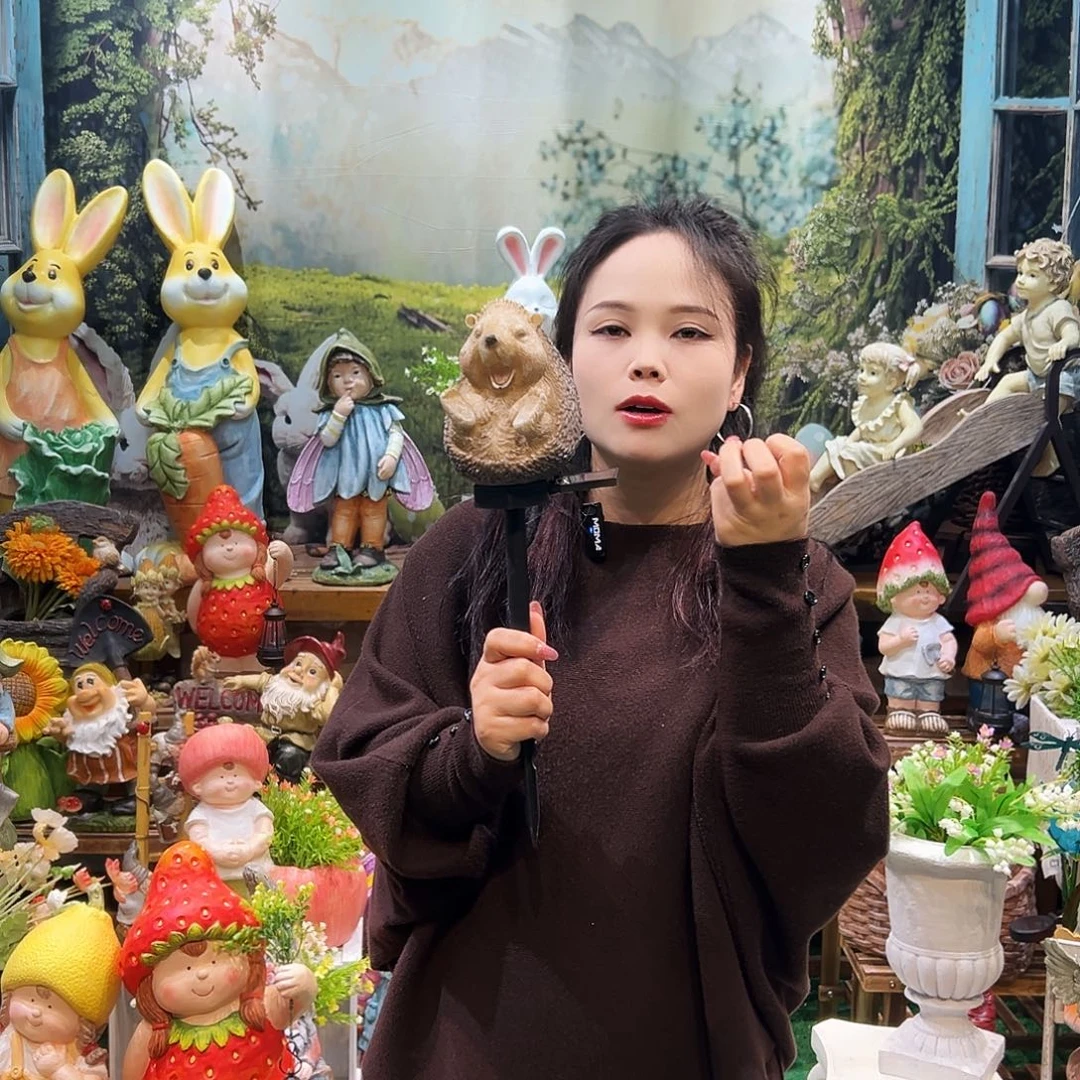 摆件花园摆件红红火火