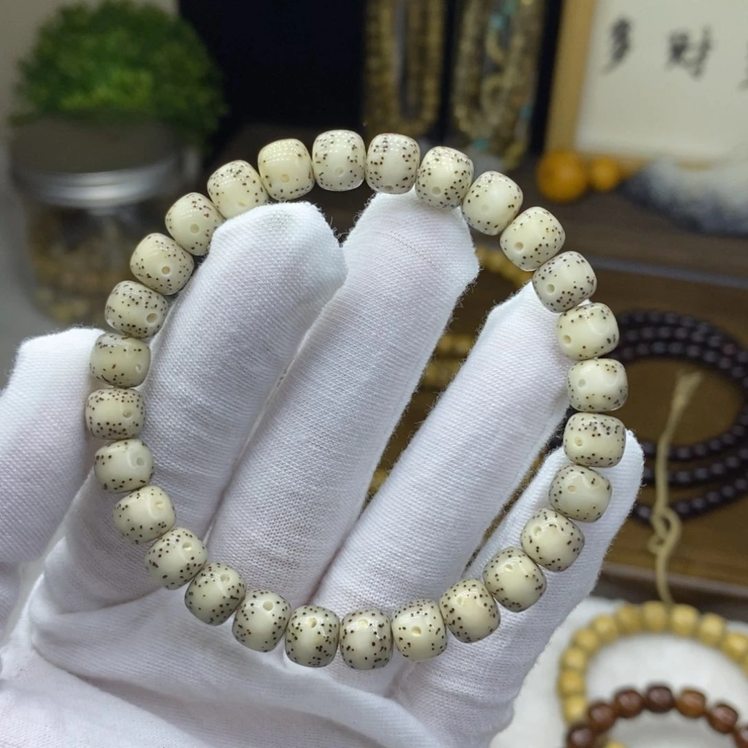 星月菩提手串8/7石玉一线天月朗星稀