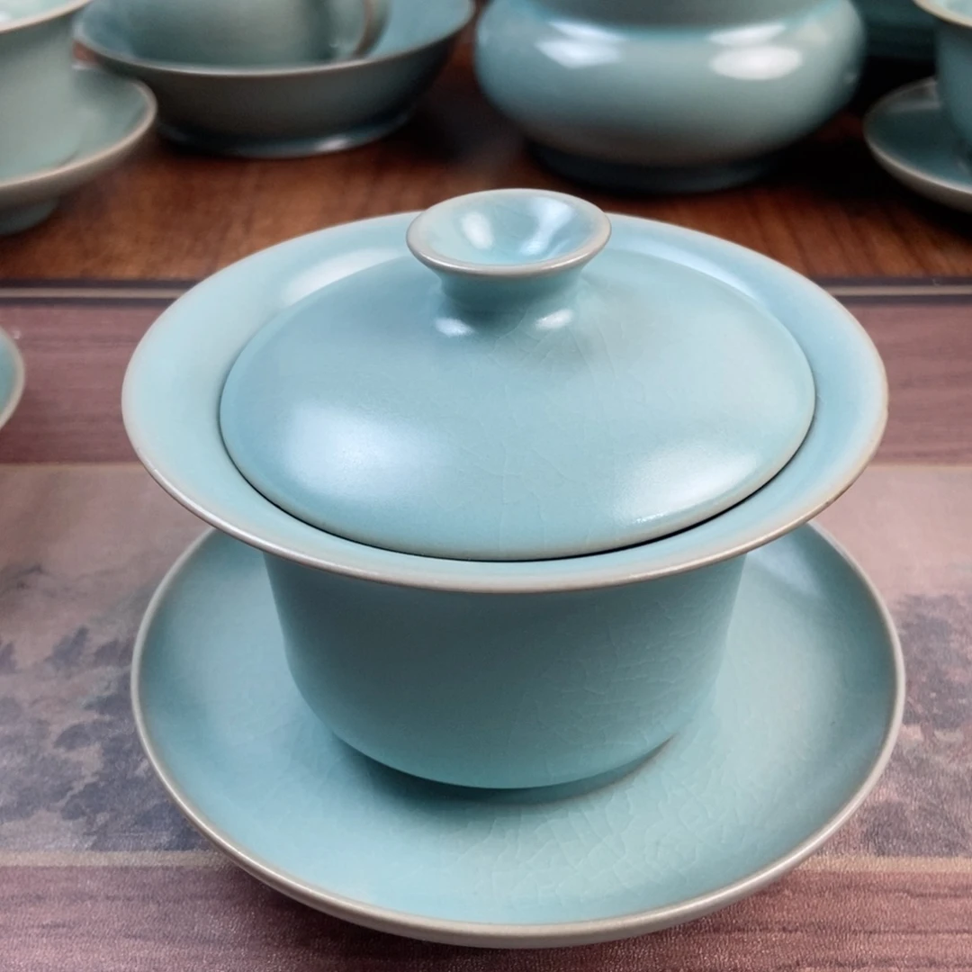 摆件原产地原矿汝瓷～茶器