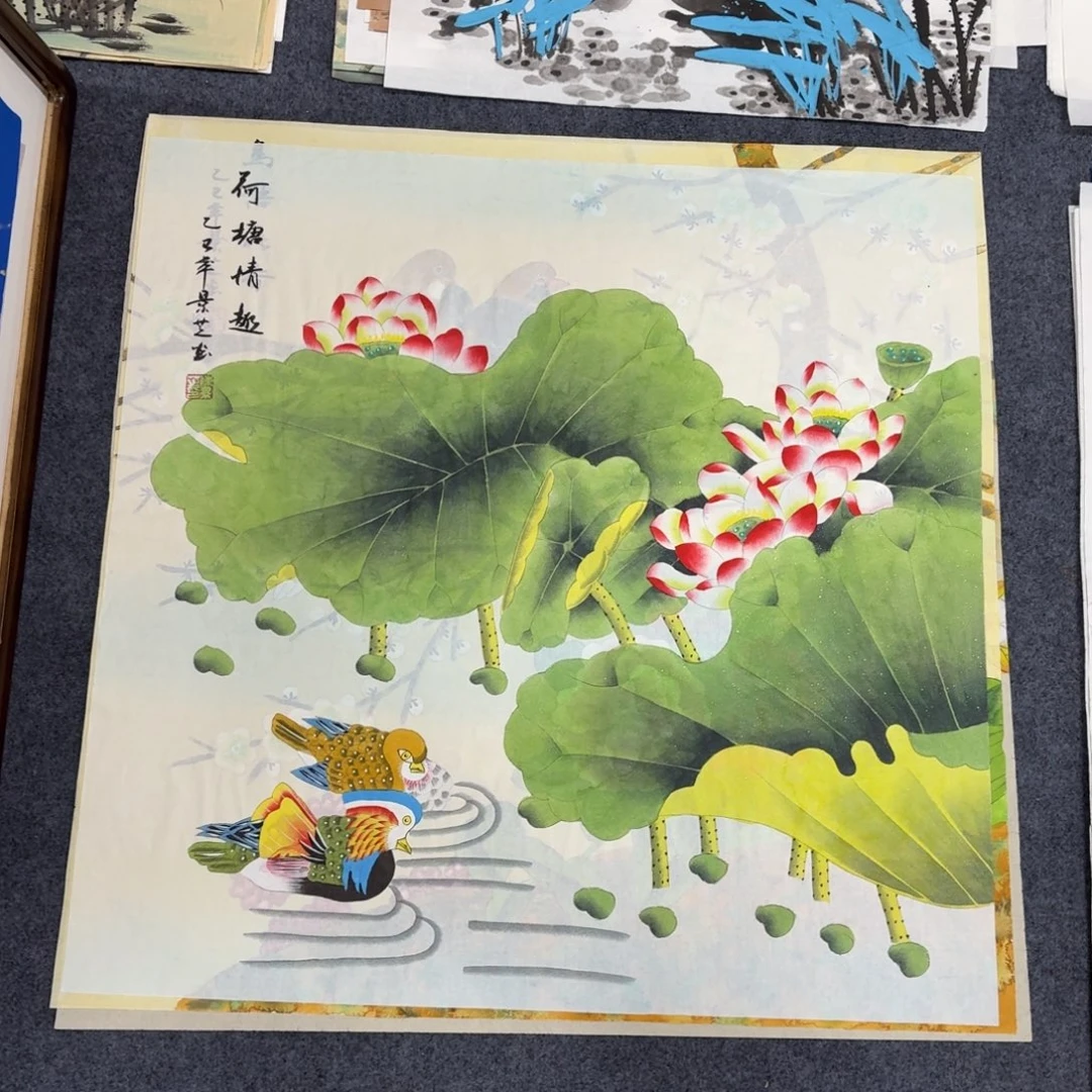 国画68×68工笔画画画画