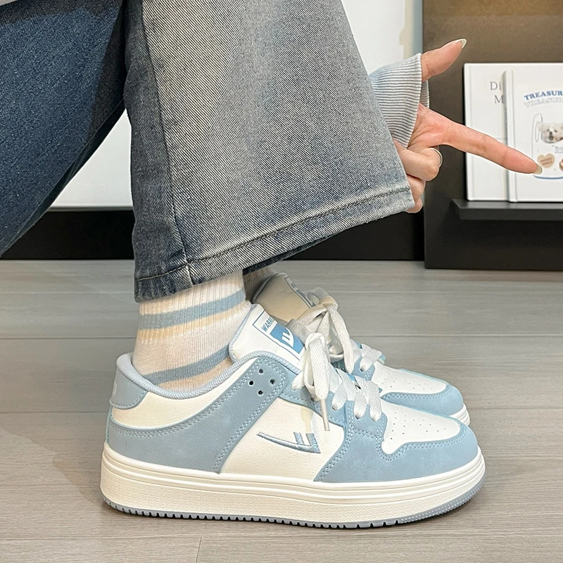 回力北卡蓝女鞋情侣小白鞋2025新款百搭爆款小众学生休闲运动板鞋