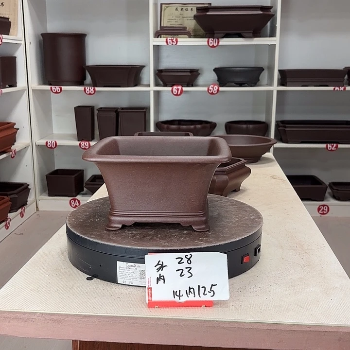 花盆紫砂四方斗盆