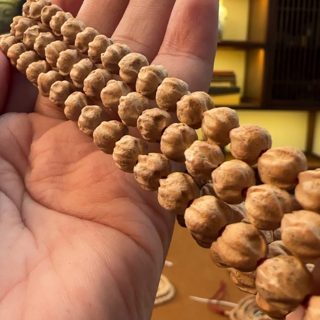 手串柏香籽/百香籽原桩莲花7