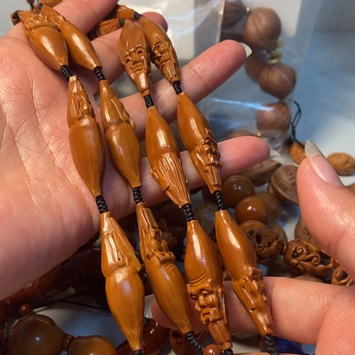 橄榄核手串/手链超****。手工十八罗汉