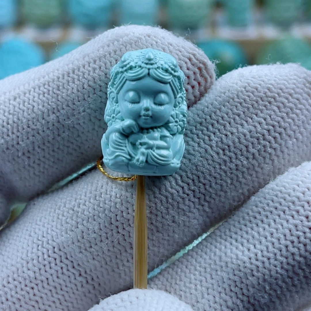 绿松石未镶嵌珠宝奇石