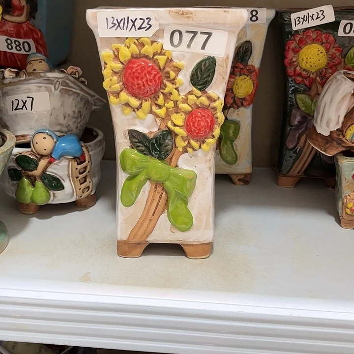 紫砂花盆粗陶材质多肉花盆