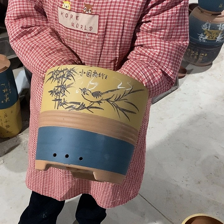 紫砂花盆紫砂花盆