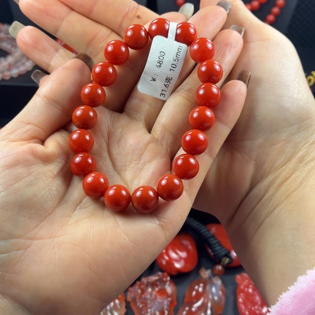 B***y南红玛瑙未镶嵌手串