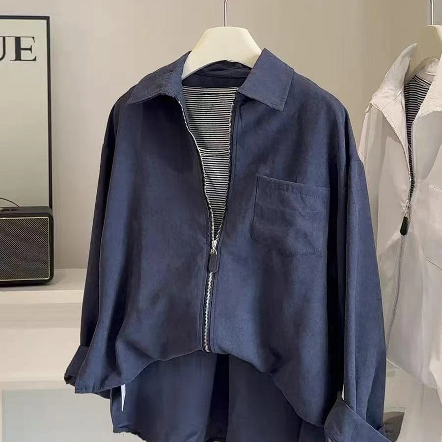 【外套】宽松简约新款时尚高档外套时装女装服装8420[SDN]Q