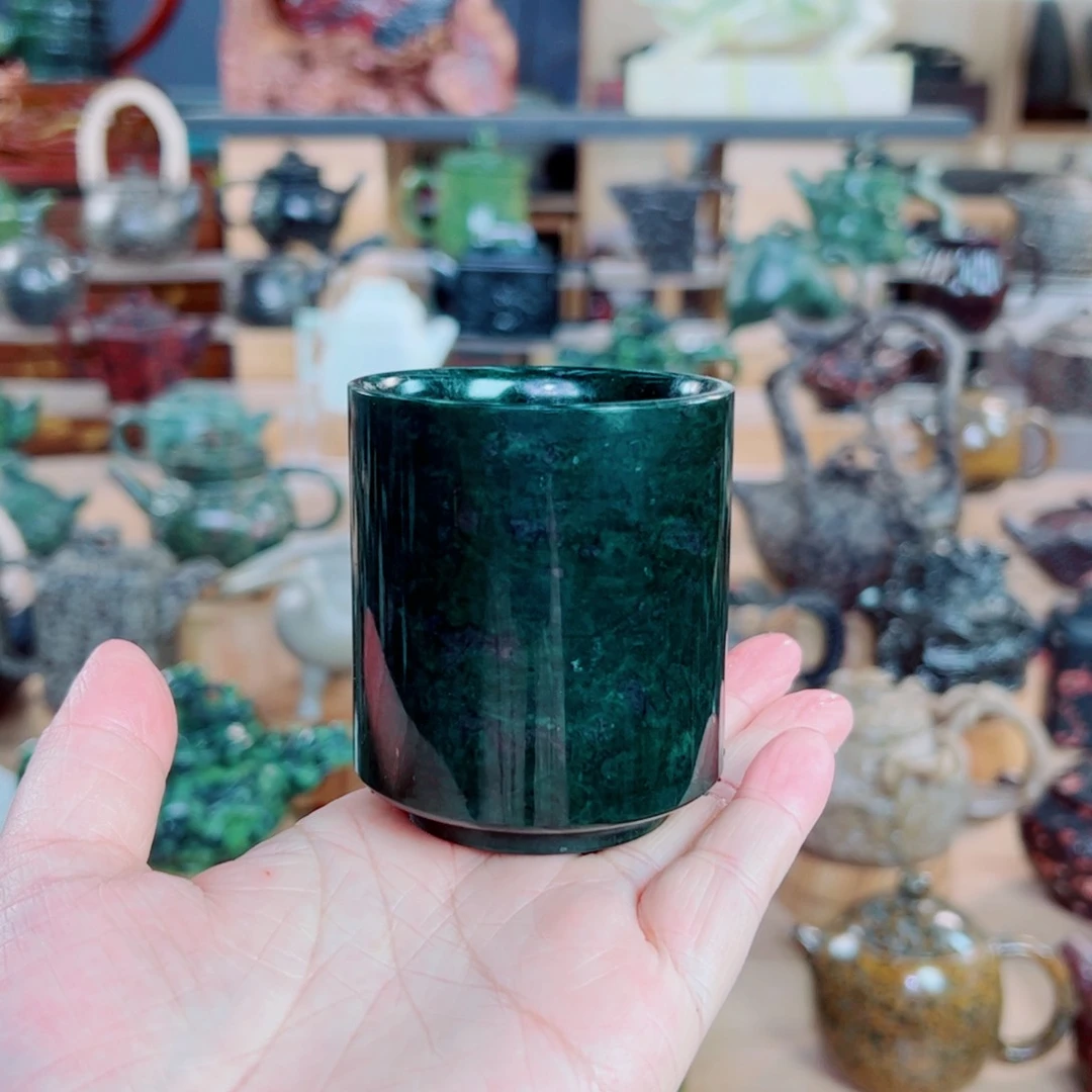 茶空间系列天然石材狼**下